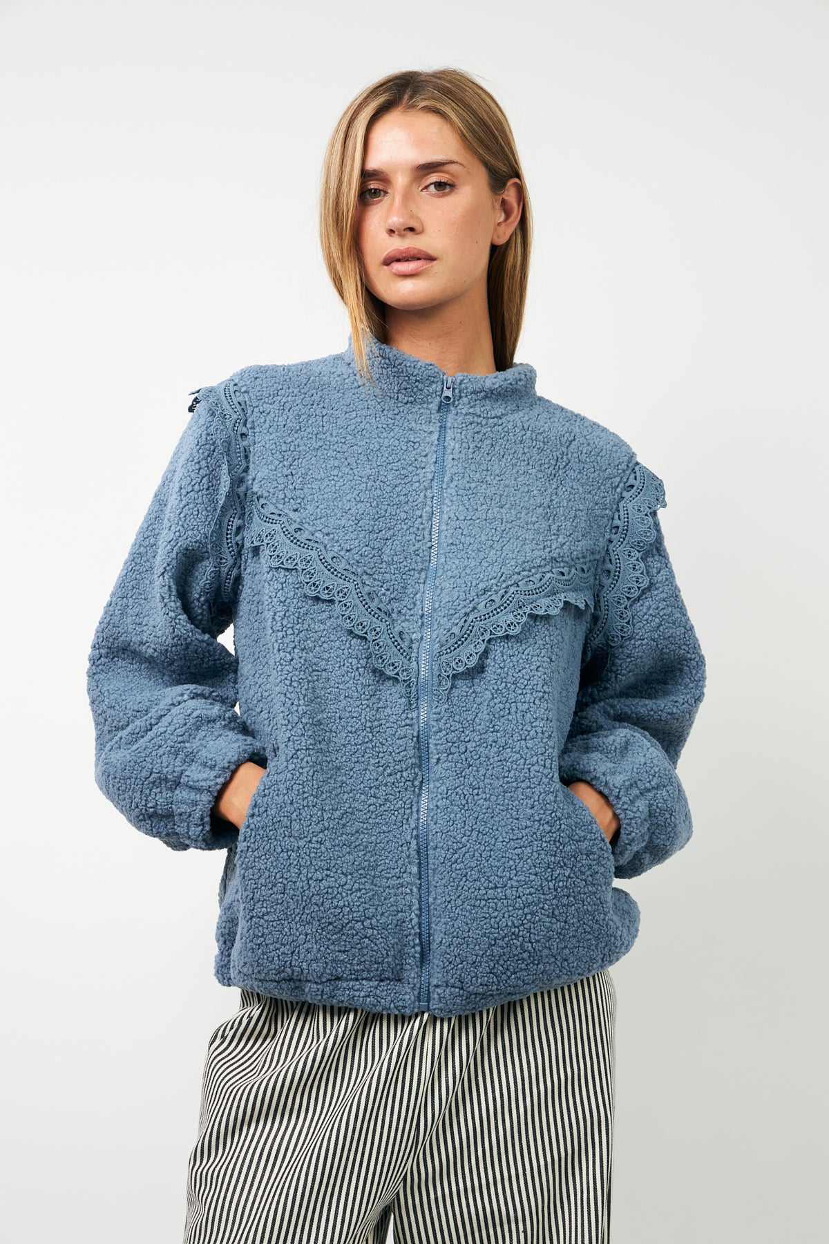 Lollys Laundry FalLL Jakke Outerwear Dæmpet blå