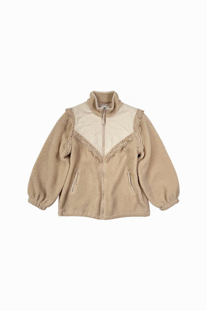 Lollys Laundry FalLL Teddyjakke Outerwear 08 Beige