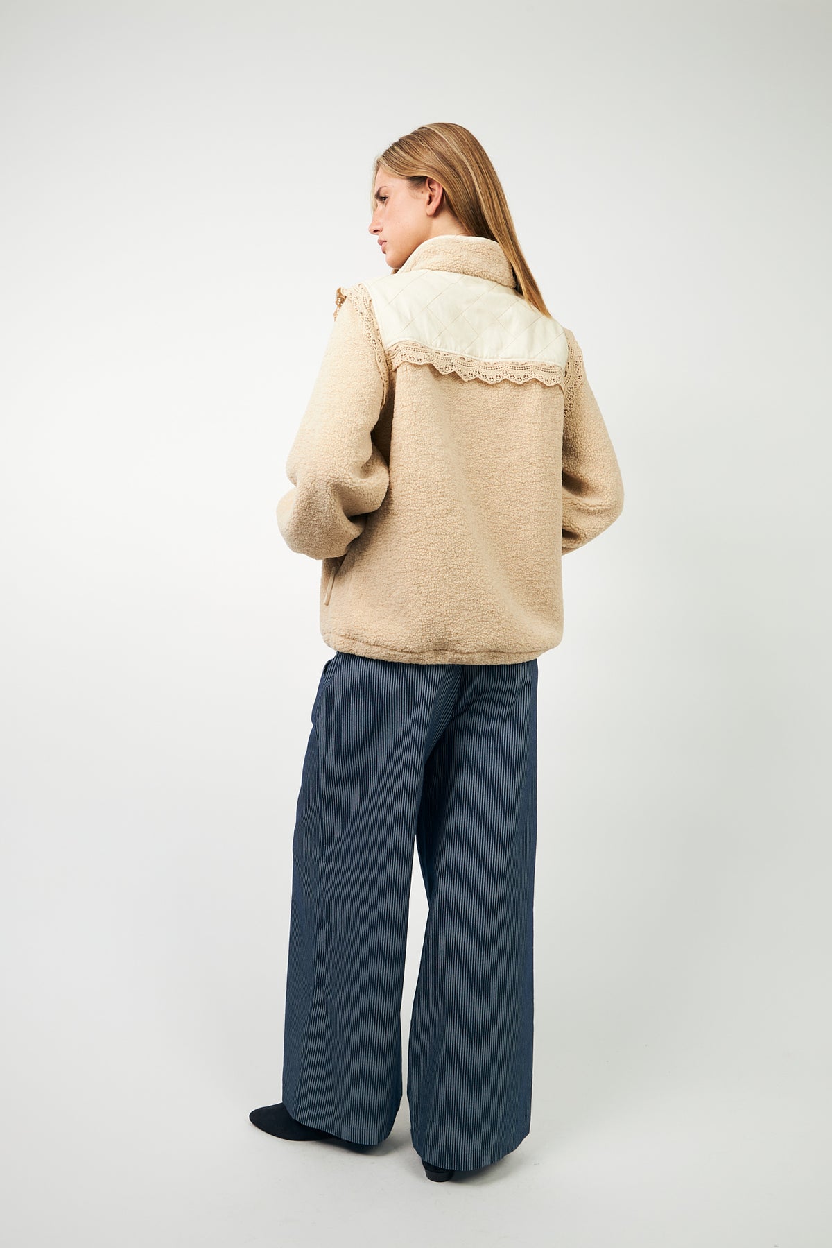 Lollys Laundry FalLL Teddyjakke Outerwear 08 Beige