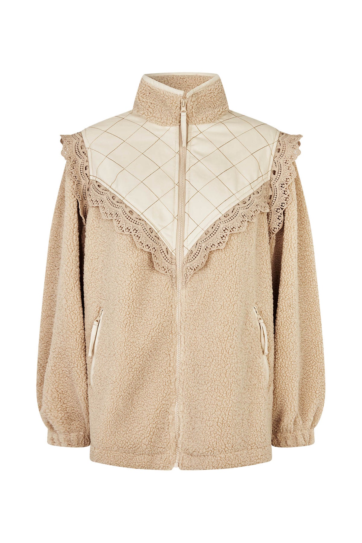 FalLL Teddyjakke - Creme