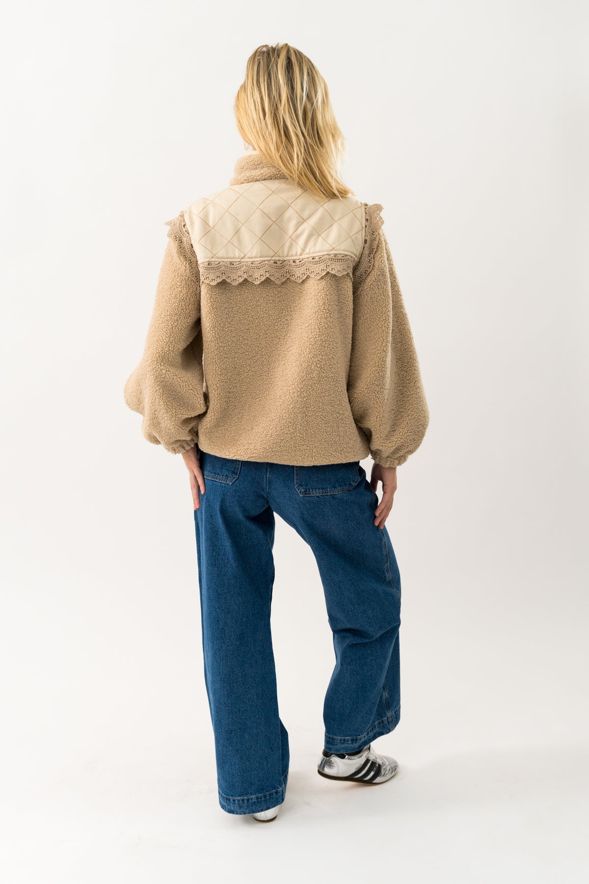 FalLL Teddyjakke - Creme