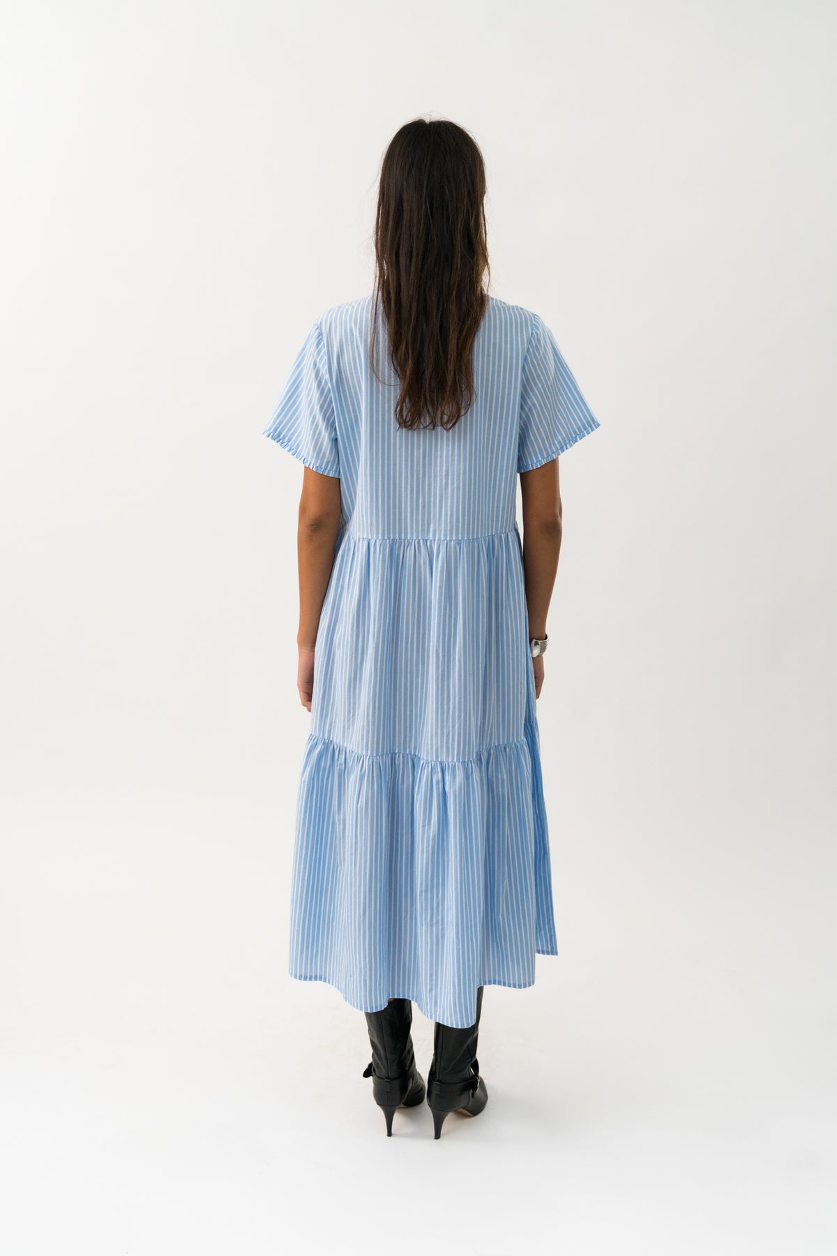 Lollys Laundry FieLL Midi Kjole Dress Striber