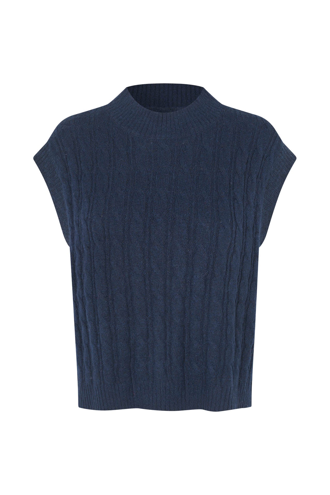 Lollys Laundry FinnLL Knit Vest Vest Navy