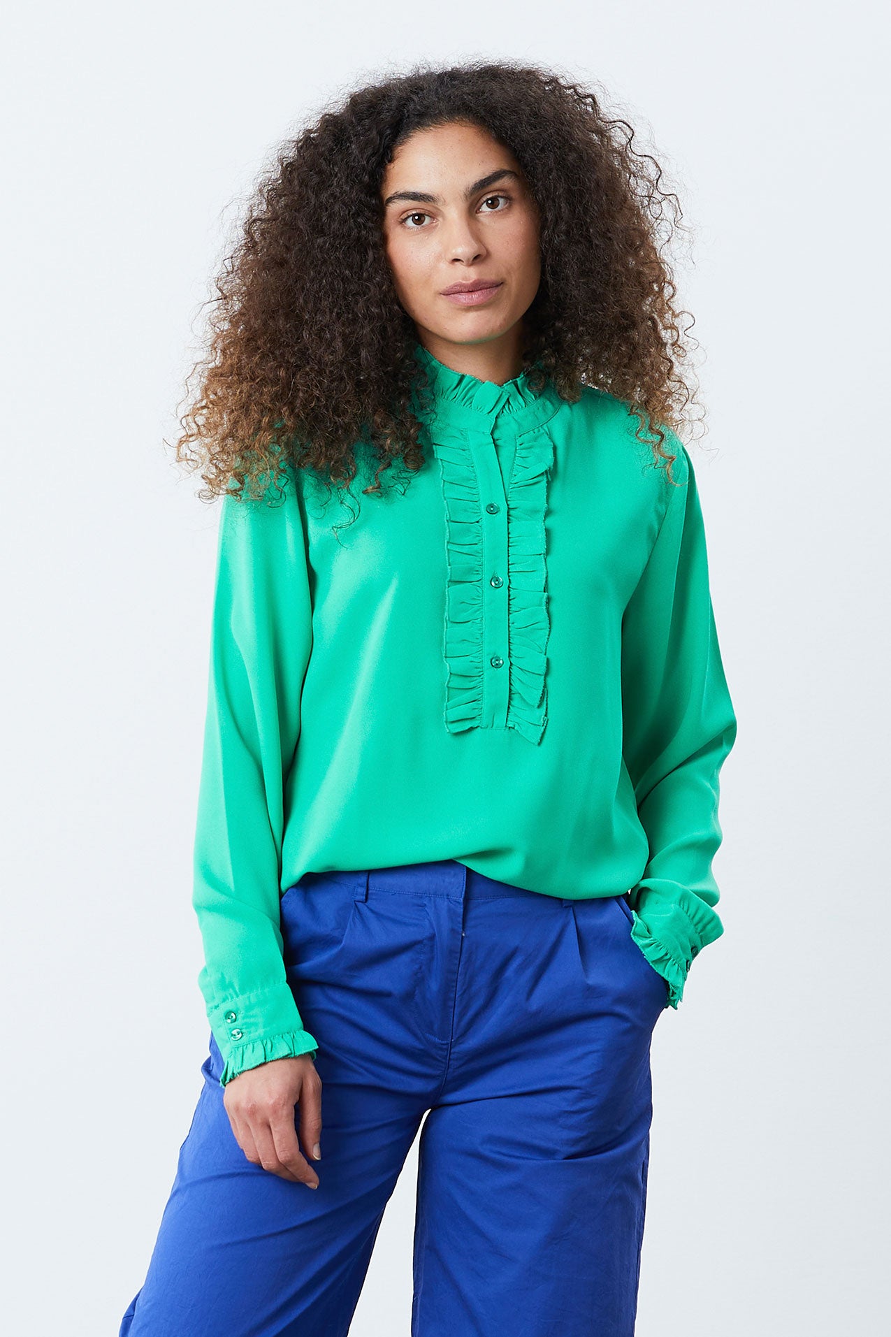 Lollys Laundry Franka Shirt Shirt 40 Green