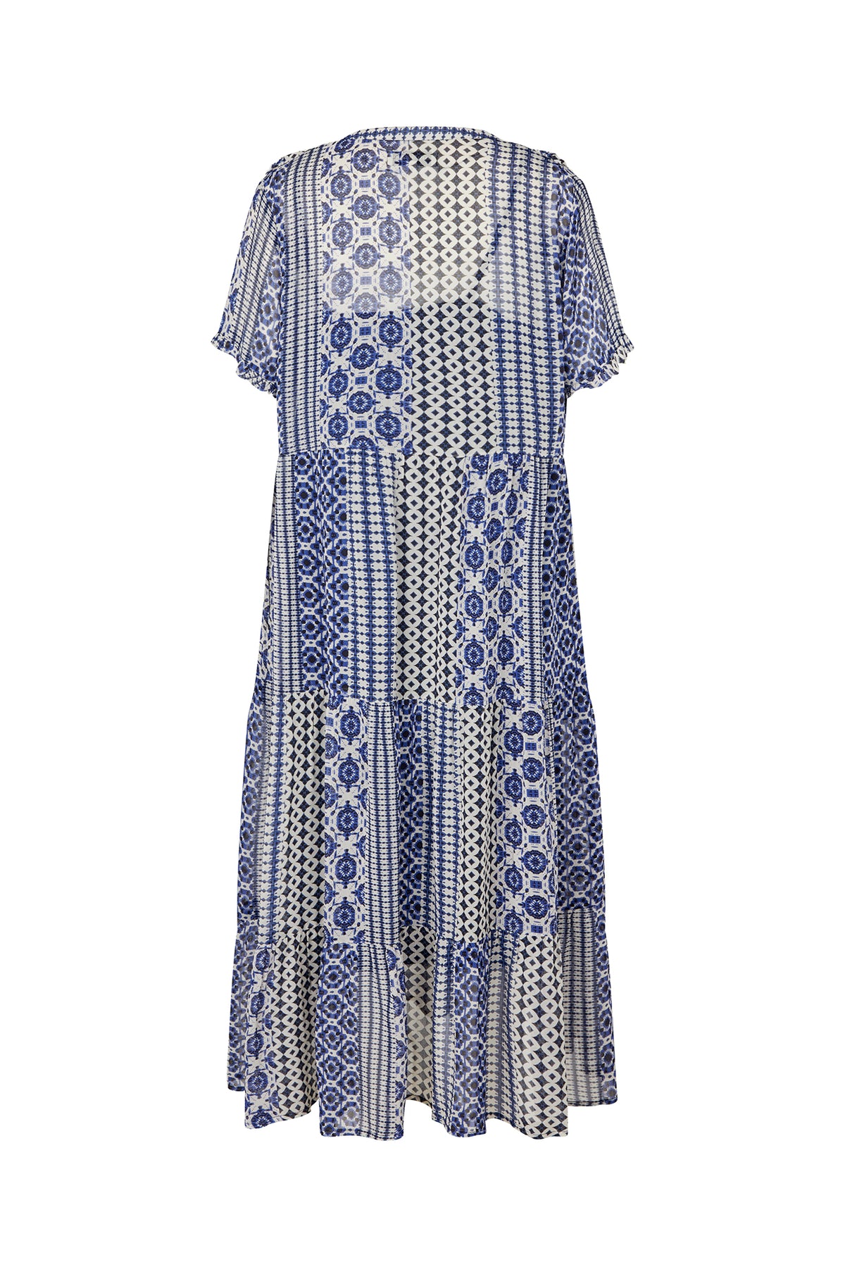 FreddyLL Midi Dress SS - Blå