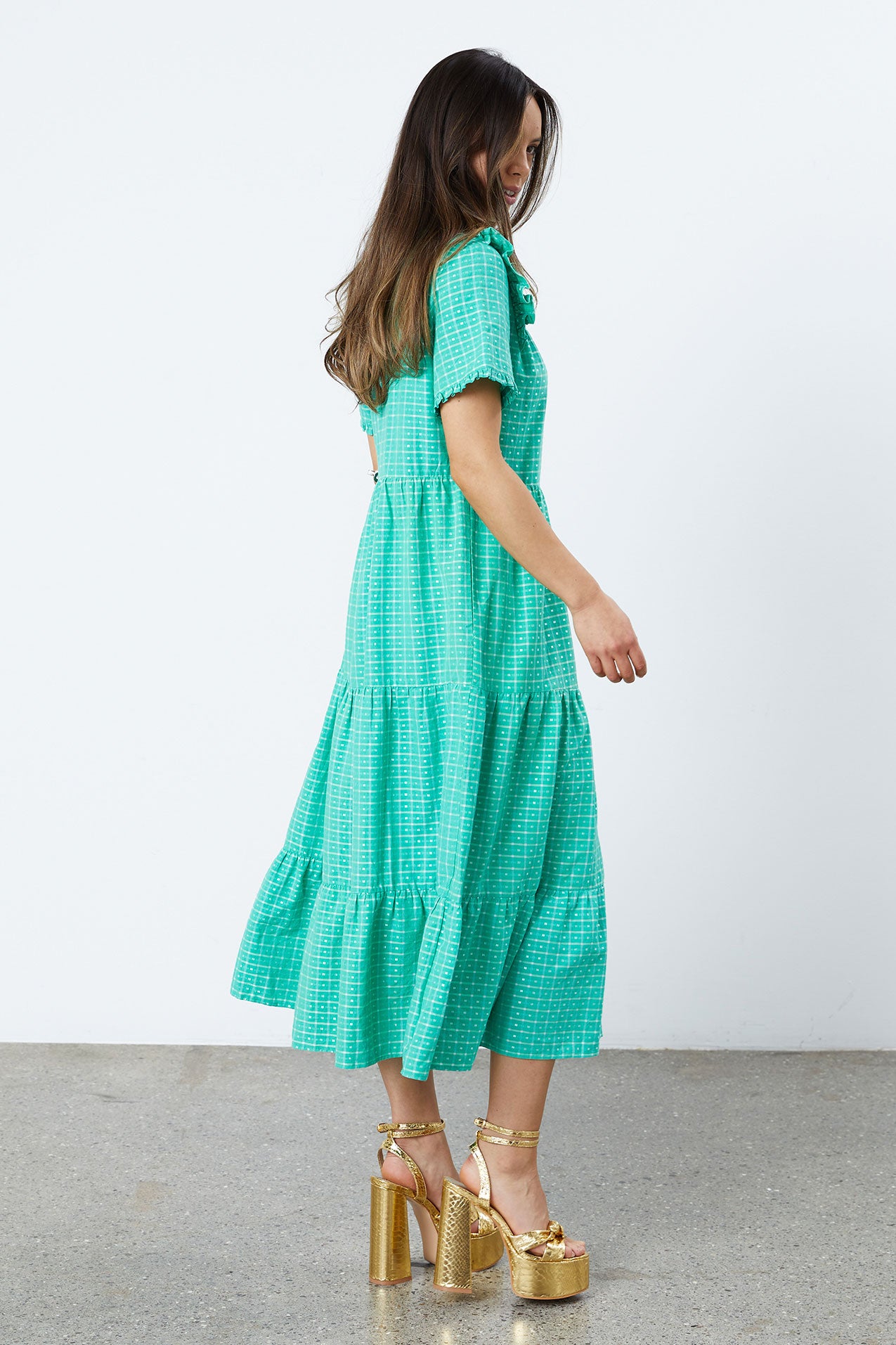 Lollys Laundry Freddy Dress Dress 40 Green