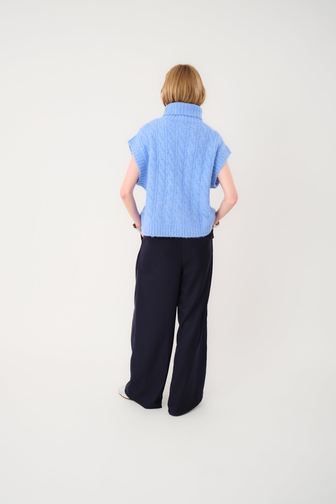 Lollys Laundry FresnoLL Strikket Vest Vest 20 Blue