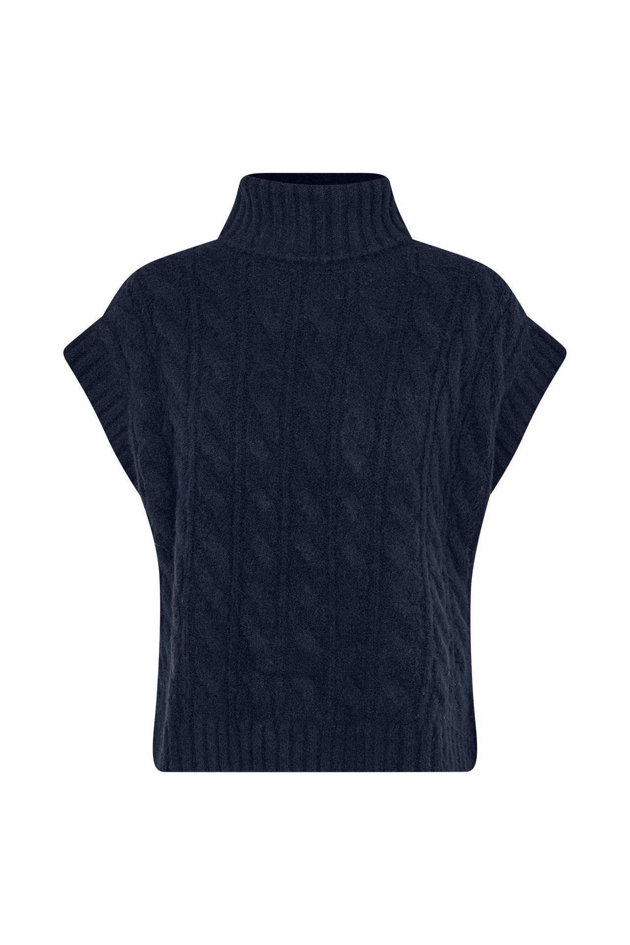 Lollys Laundry FresnoLL Strikket Vest Vest 23 Dark Blue