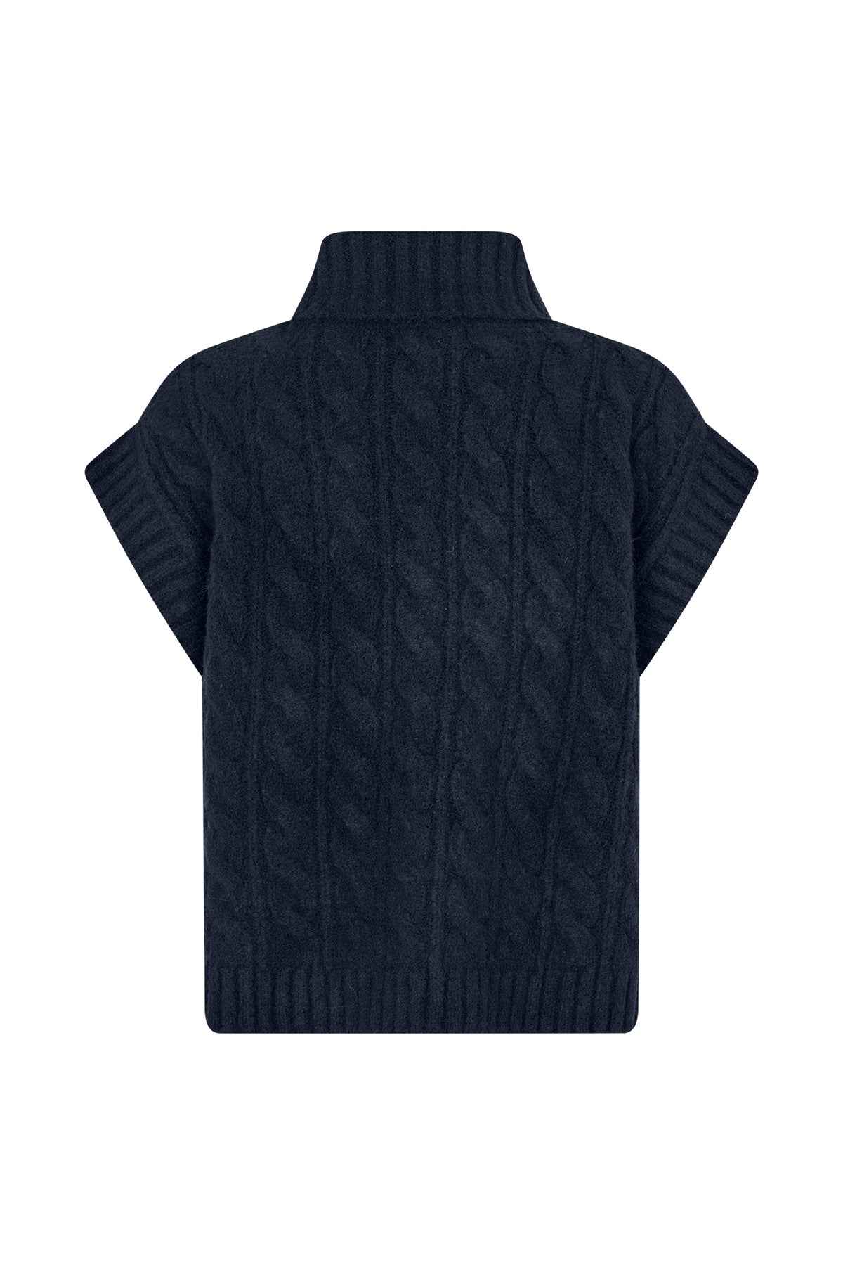 Lollys Laundry FresnoLL Strikket Vest Vest Mørkeblå