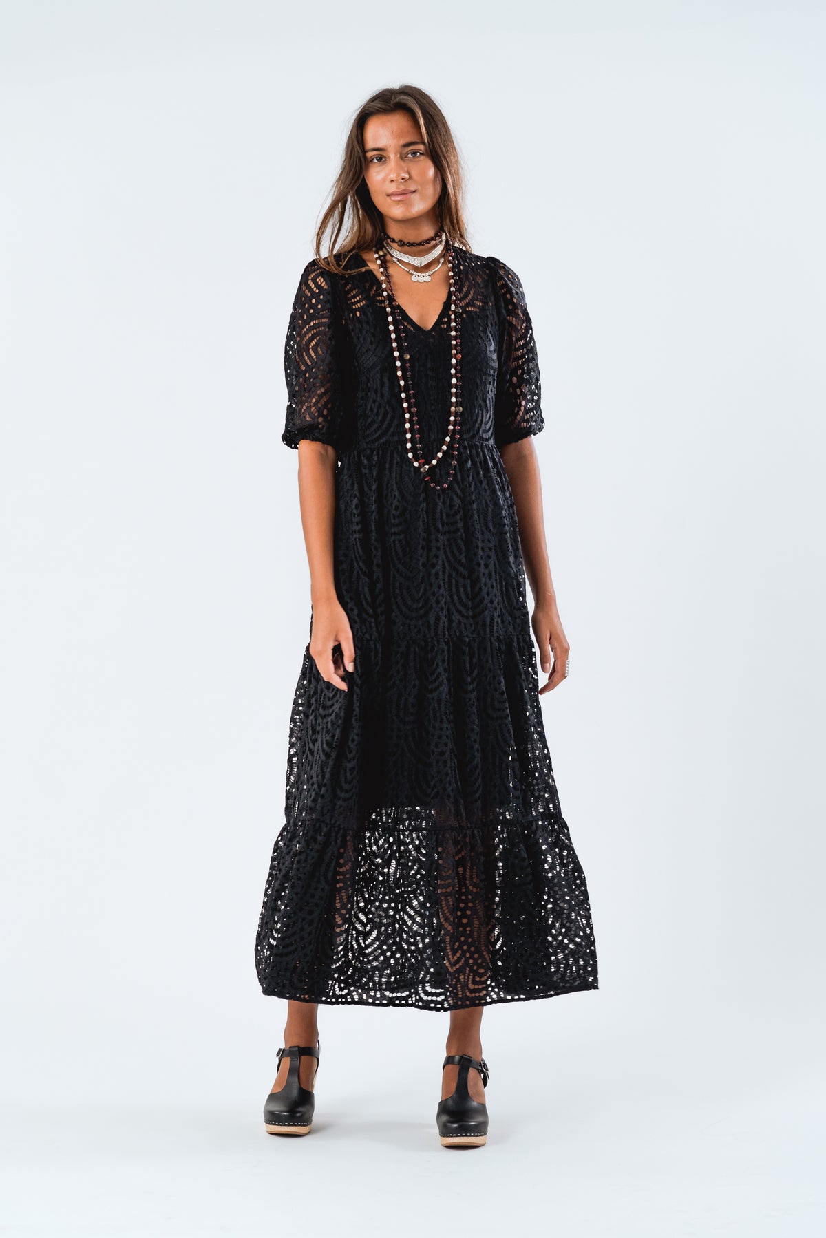 Lollys Laundry GamboLL Maxi Dress SS Dress Sort