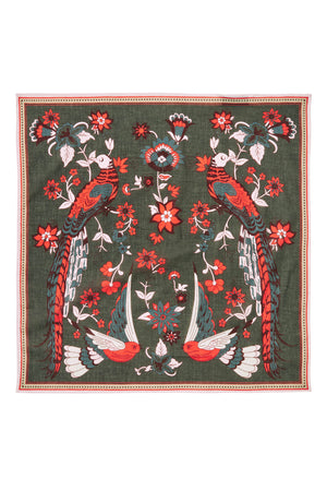 Lollys Laundry GardenbirdsLL Tørklæde scarf 99 Black