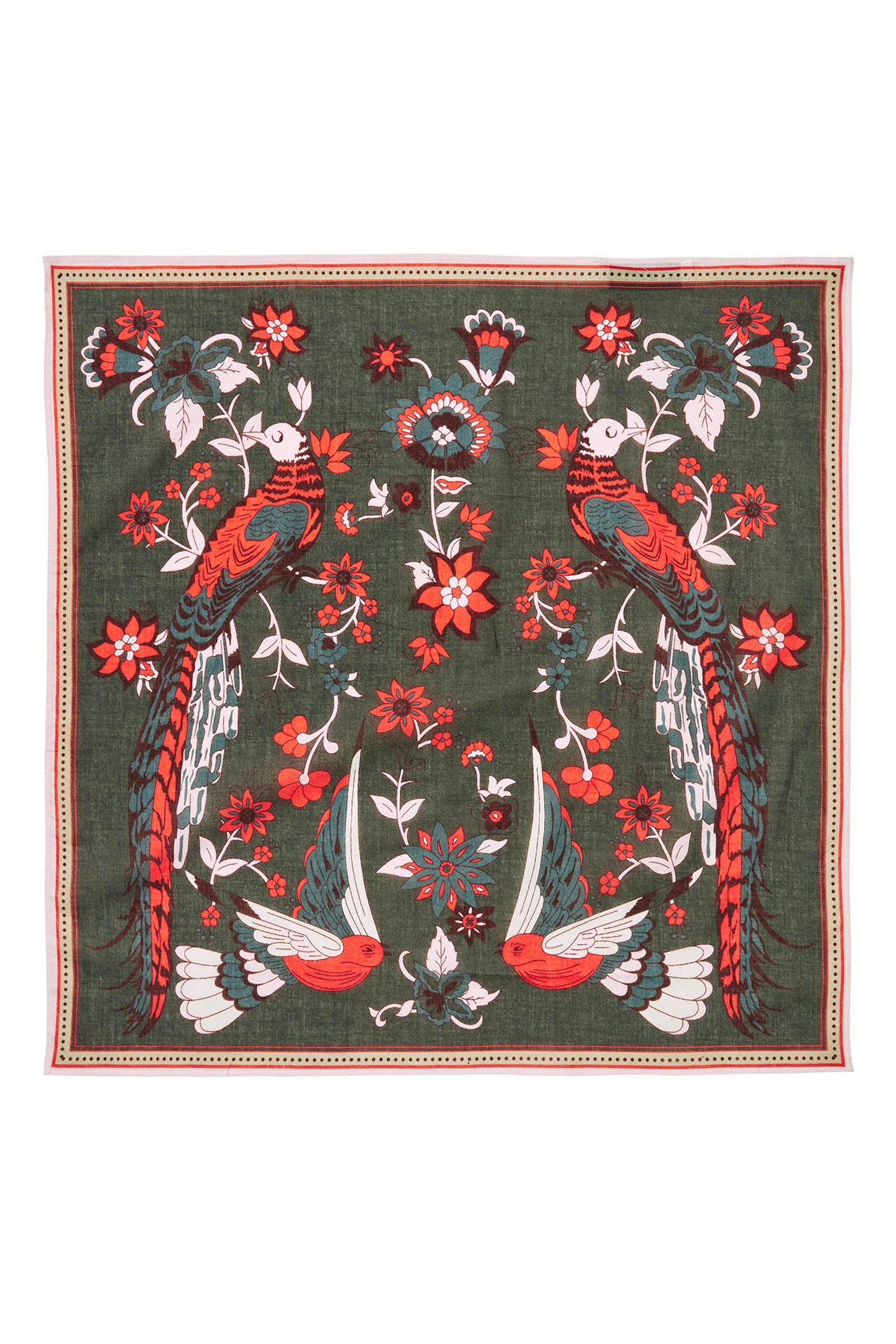 Lollys Laundry GardenbirdsLL Tørklæde scarf 99 Black