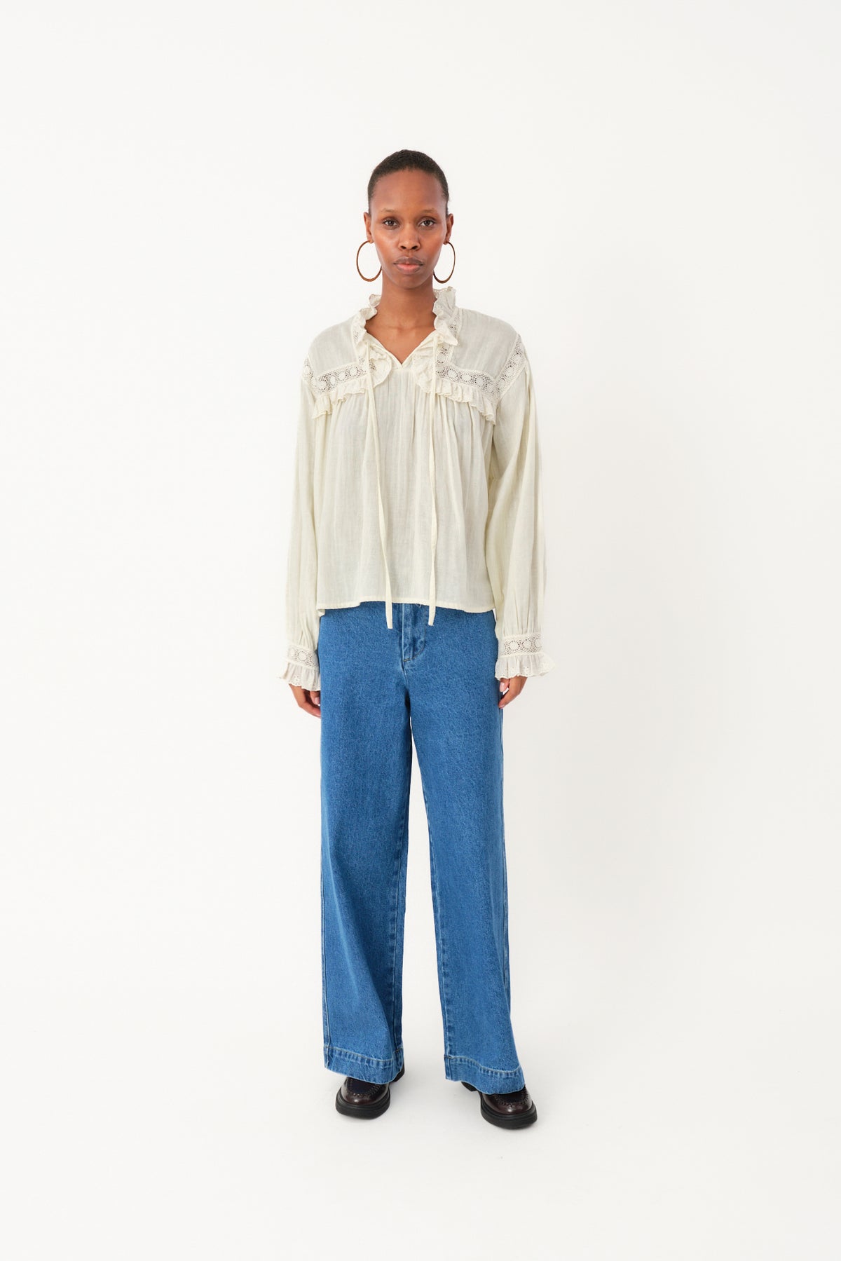 Lollys Laundry GemmaLL Skjorte Shirt Creme