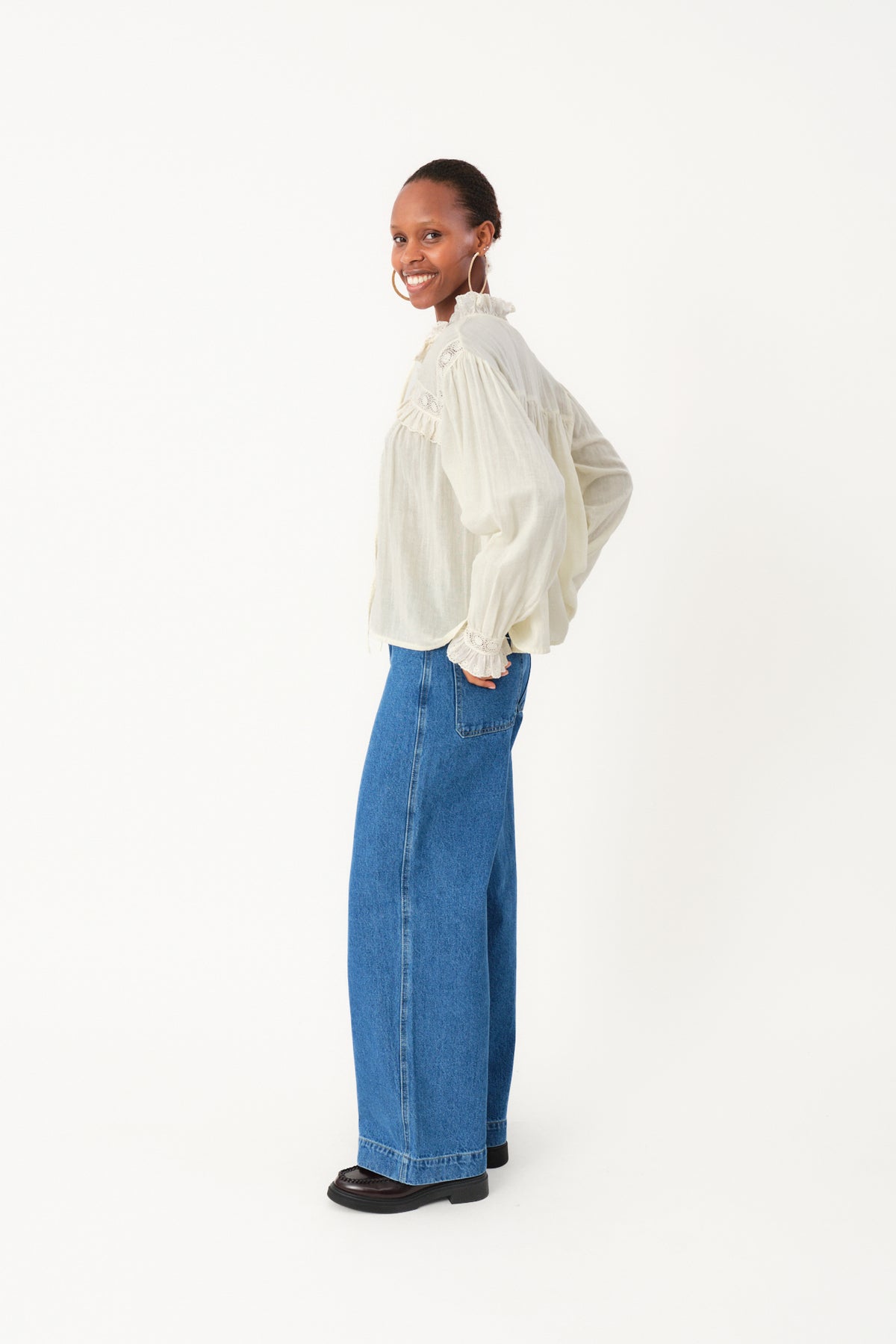 Lollys Laundry GemmaLL Skjorte Shirt Creme