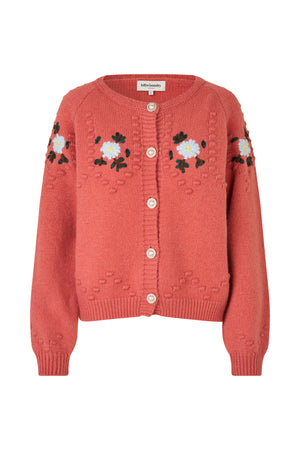 Lollys Laundry GracelynnLL Strik Cardigan Cardigan 37 Burned Rose