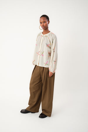 Lollys Laundry HaileyLL Skjorte Shirt 02 Creme