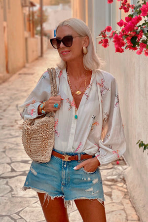 Lollys Laundry HaileyLL Skjorte Shirt 02 Creme