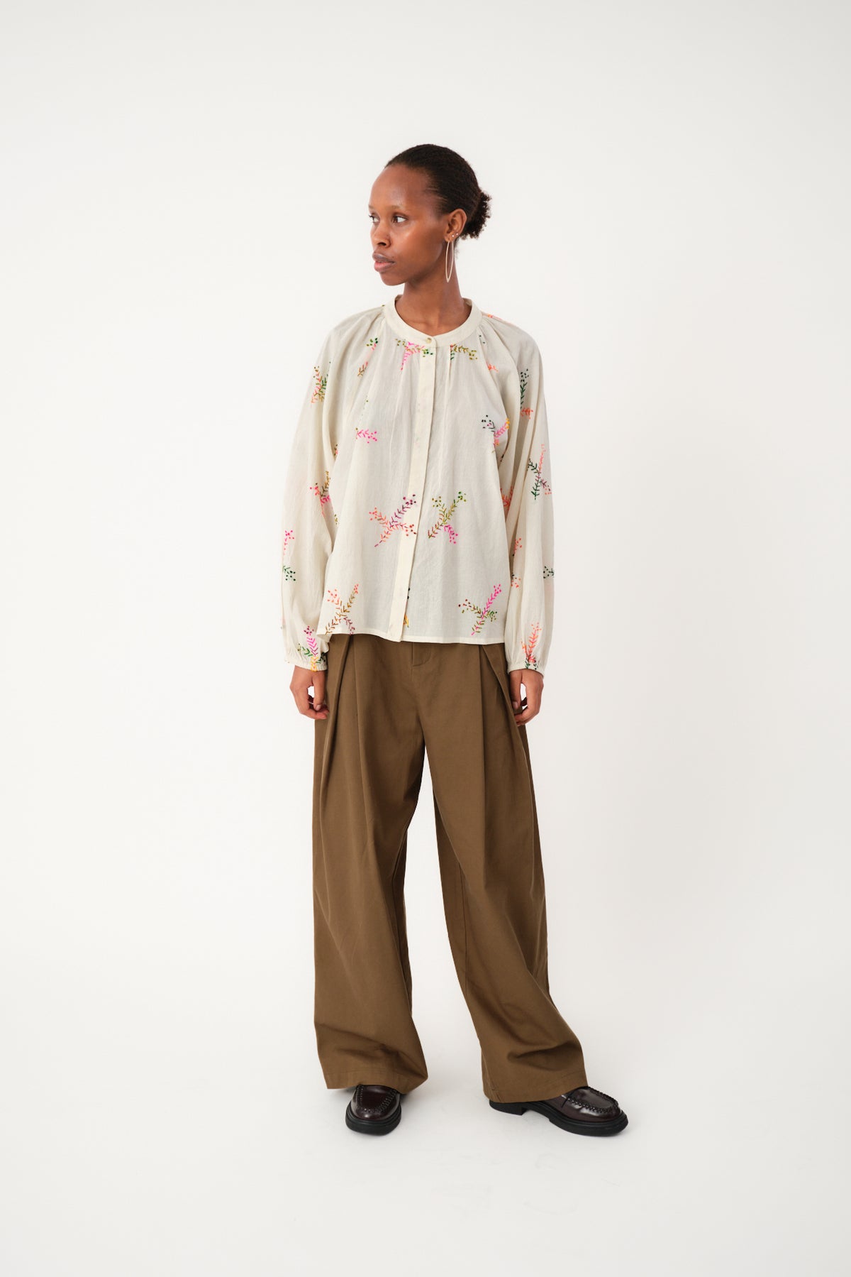 Lollys Laundry HaileyLL Skjorte Shirt Creme
