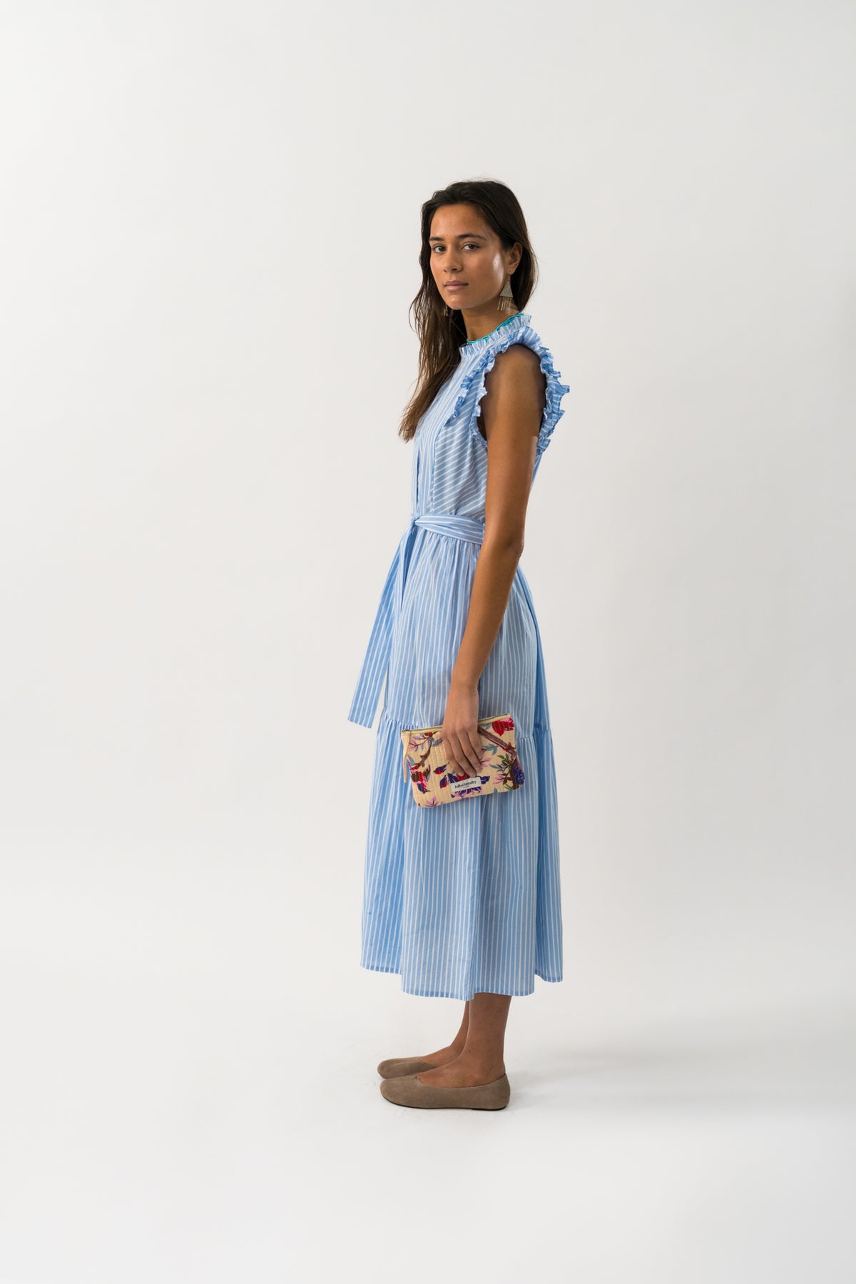 Lollys Laundry HarrietLL Maxi Kjole Dress Striber