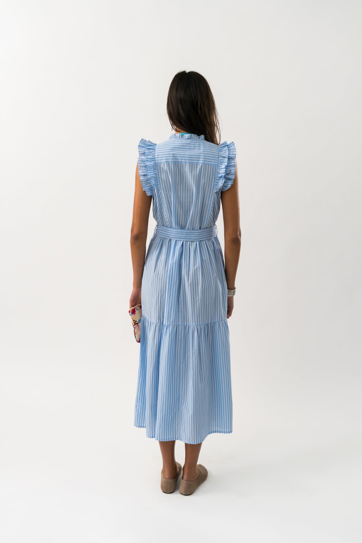 Lollys Laundry HarrietLL Maxi Kjole Dress Striber