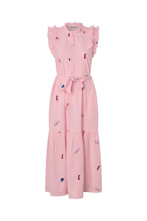 Lollys Laundry HarrietLL Maxi Kjole Dress Lyserød