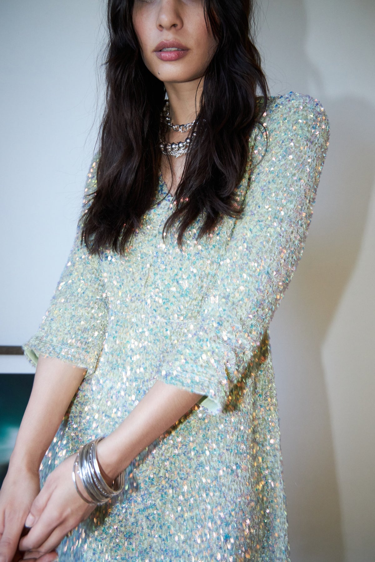 Lollys Laundry HavanaLL Midi Dress SS Dress Lysegrøn