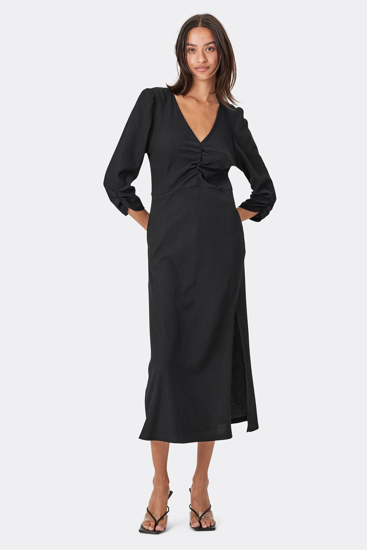 Lollys Laundry HavanaLL Midi Dress SS Dress 99 Black