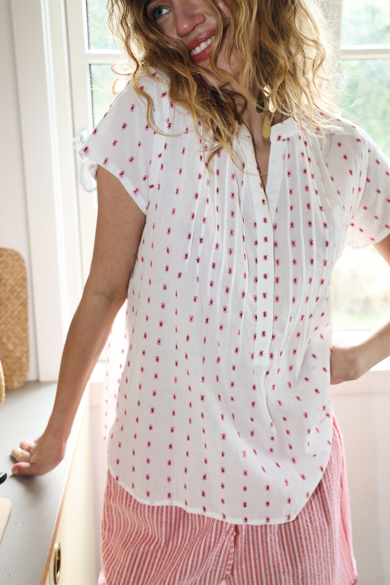 Lollys Laundry HeatherLL Bluse Top Creme