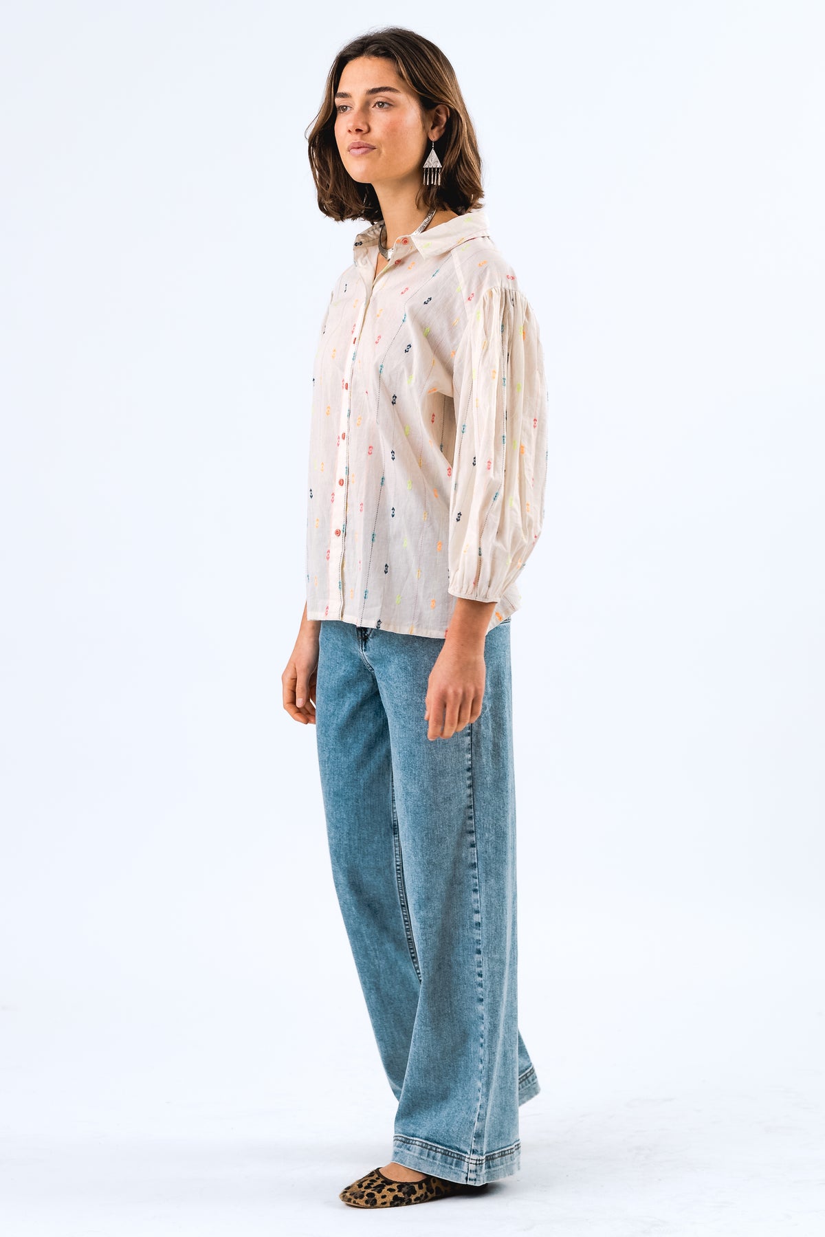 Lollys Laundry HeidiLL Skjorte Shirt Creme