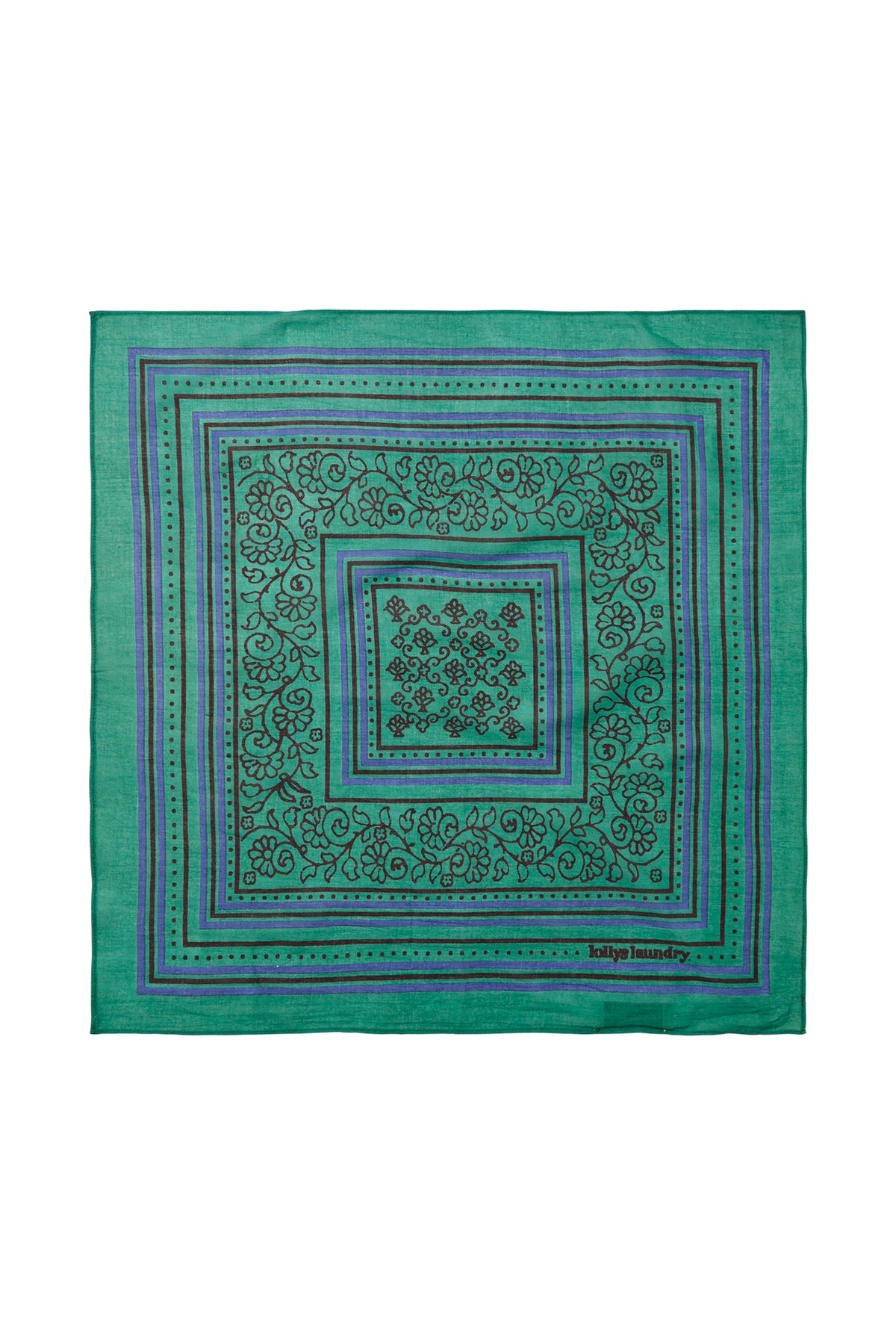 Lollys Laundry HemlockLL Bandana Scarf Støvet grøn