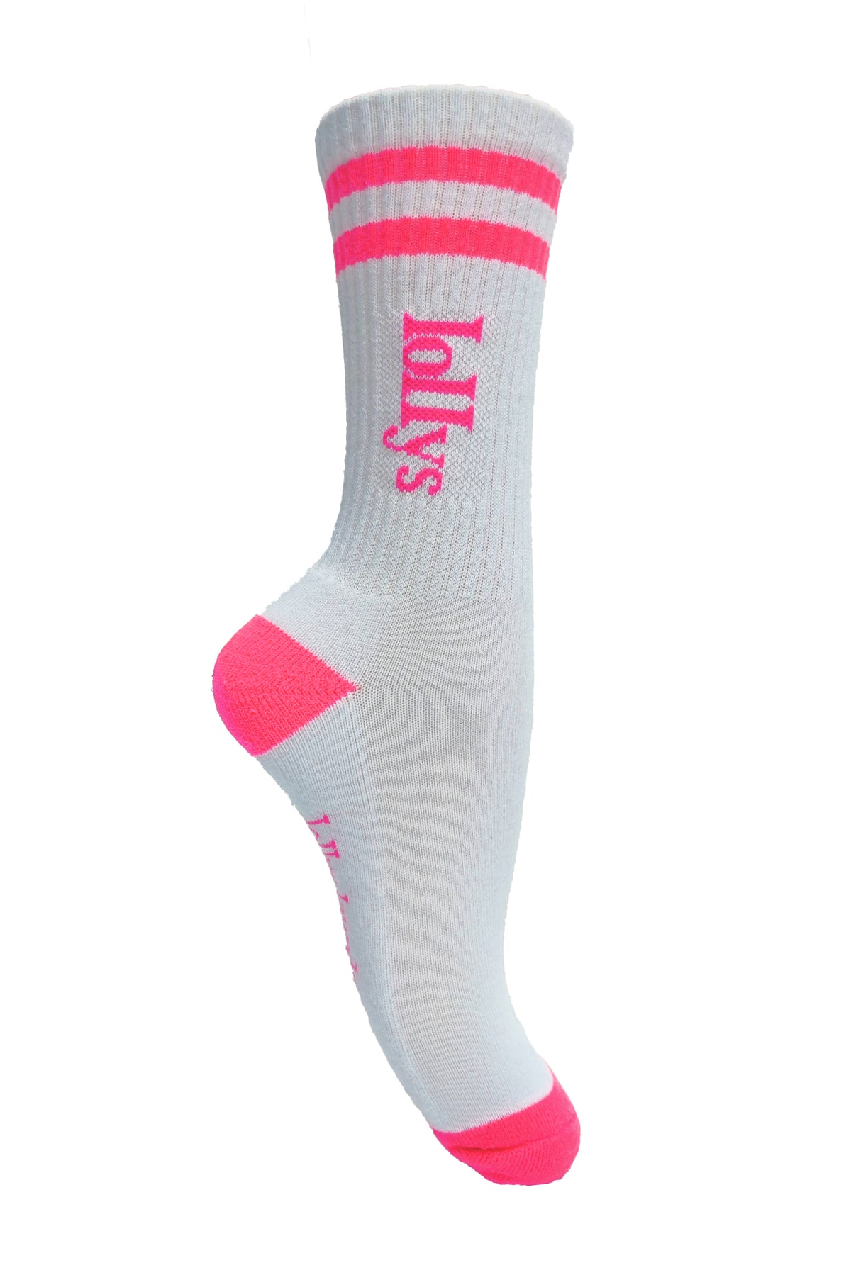 Lollys Laundry HillLL Strømper Socks Neon pink