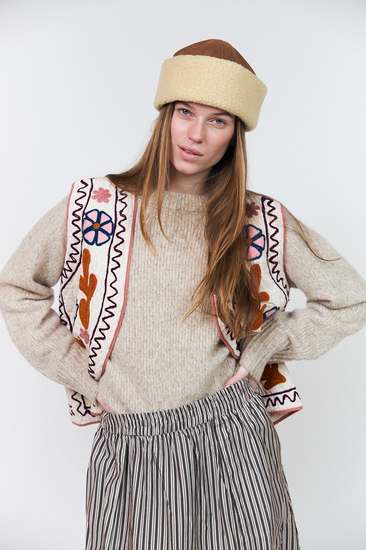 Lollys Laundry HoneyLL Vest Vest Creme