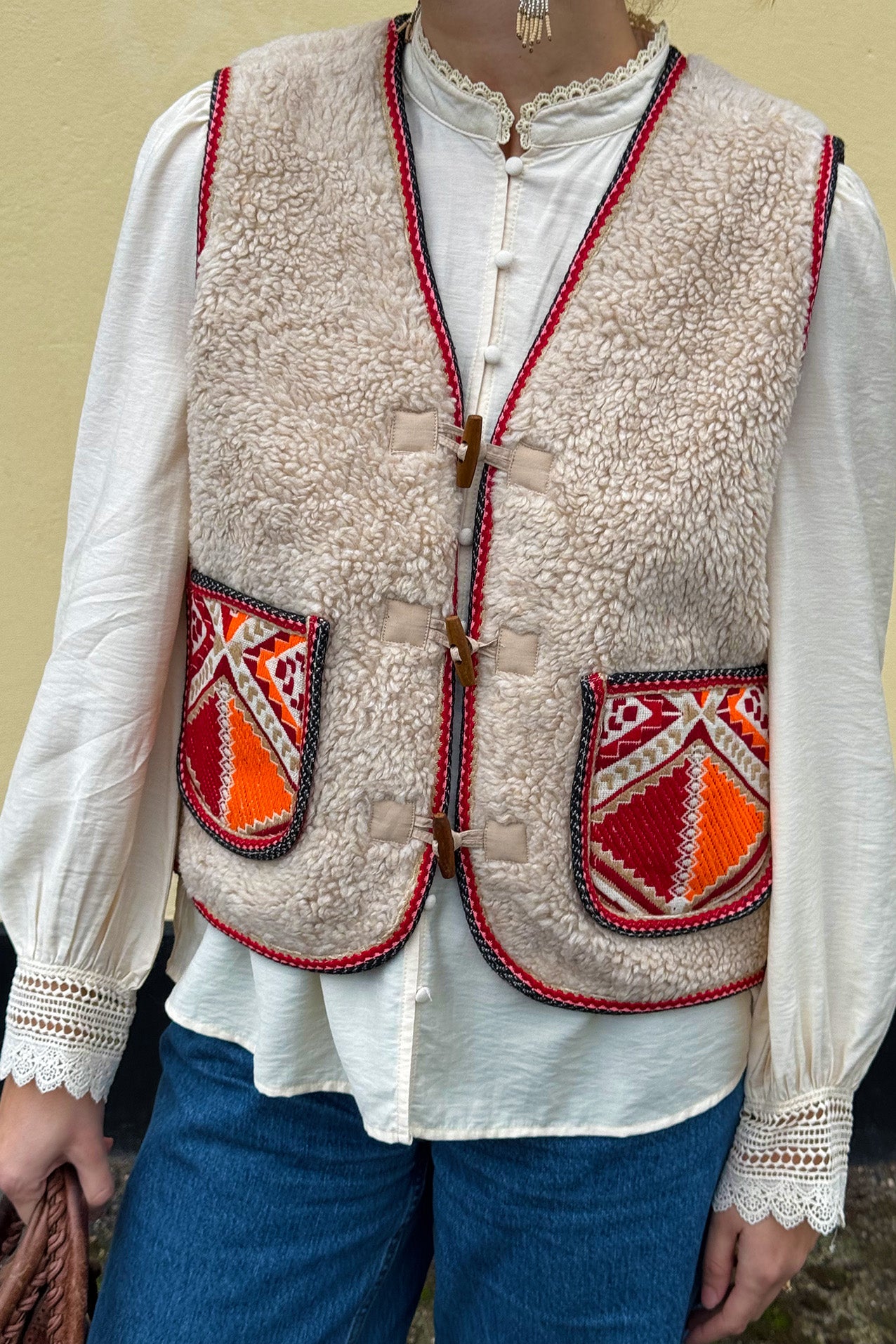 HugoLL Teddy Vest - Red