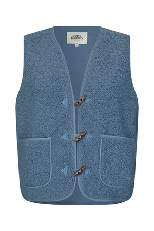 Lollys Laundry HugoLL Vest Vest Dæmpet blå