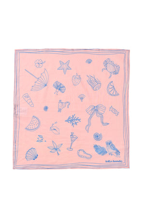 Lollys Laundry HunterLL Tørklæde Scarf Lyserød