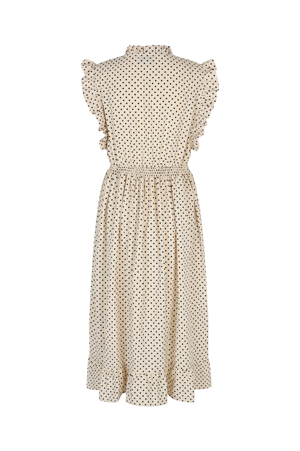 Lollys Laundry IdinaLL Midi Kjole Dress Creme
