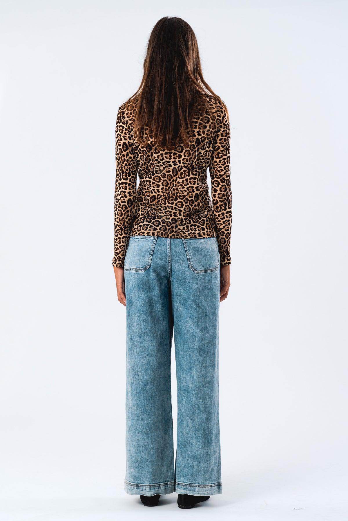 Lollys Laundry IrieLL Blouse LS Blouse Leopardprint