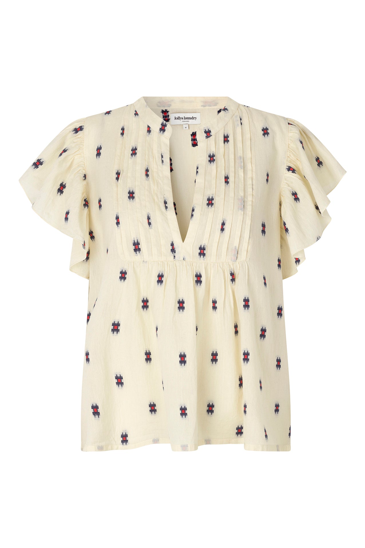 Lollys Laundry IsabelLL Top SL T-shirt 02 Creme
