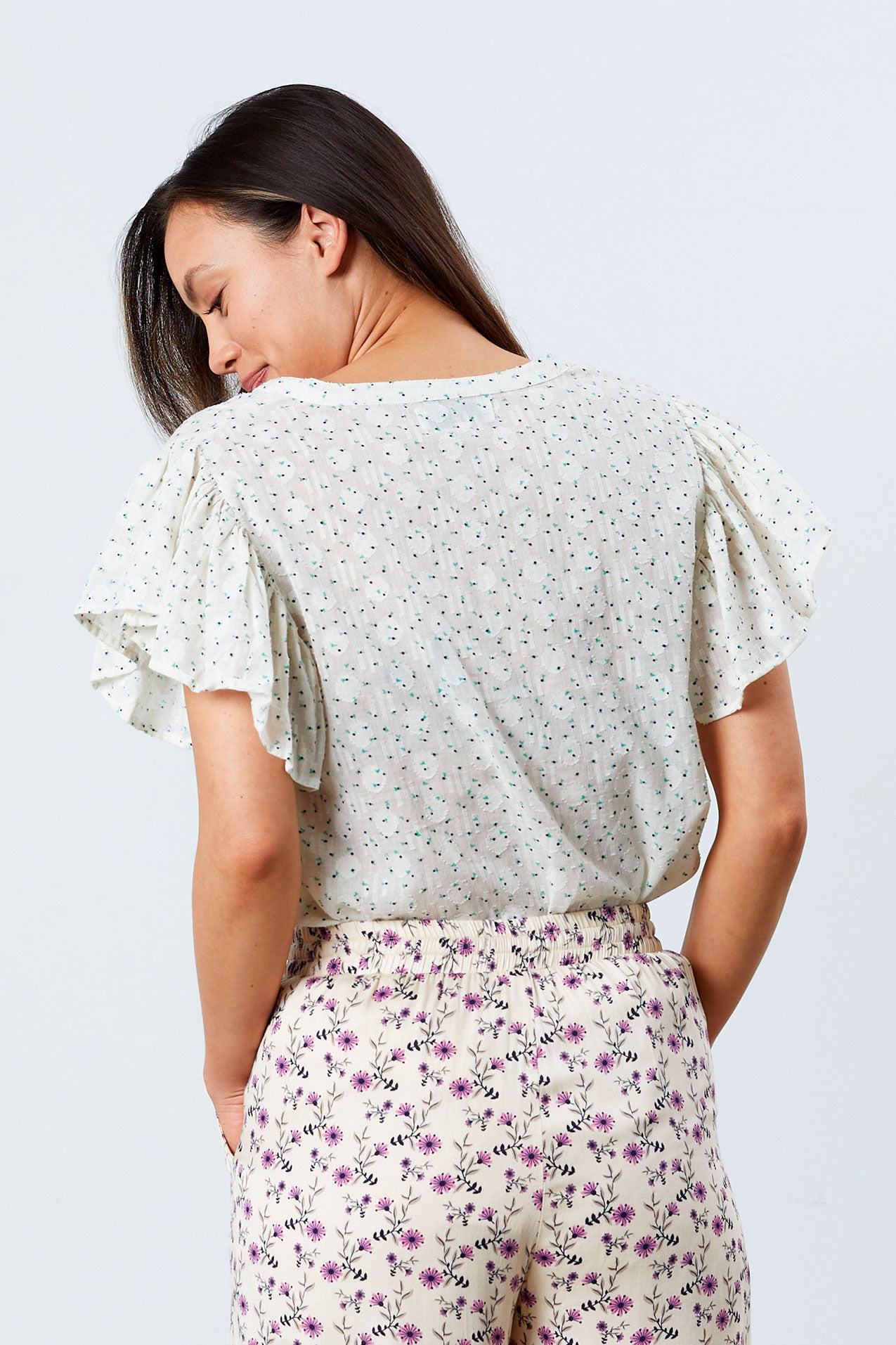 Lollys Laundry Isabel Top Top 74 Flower Print