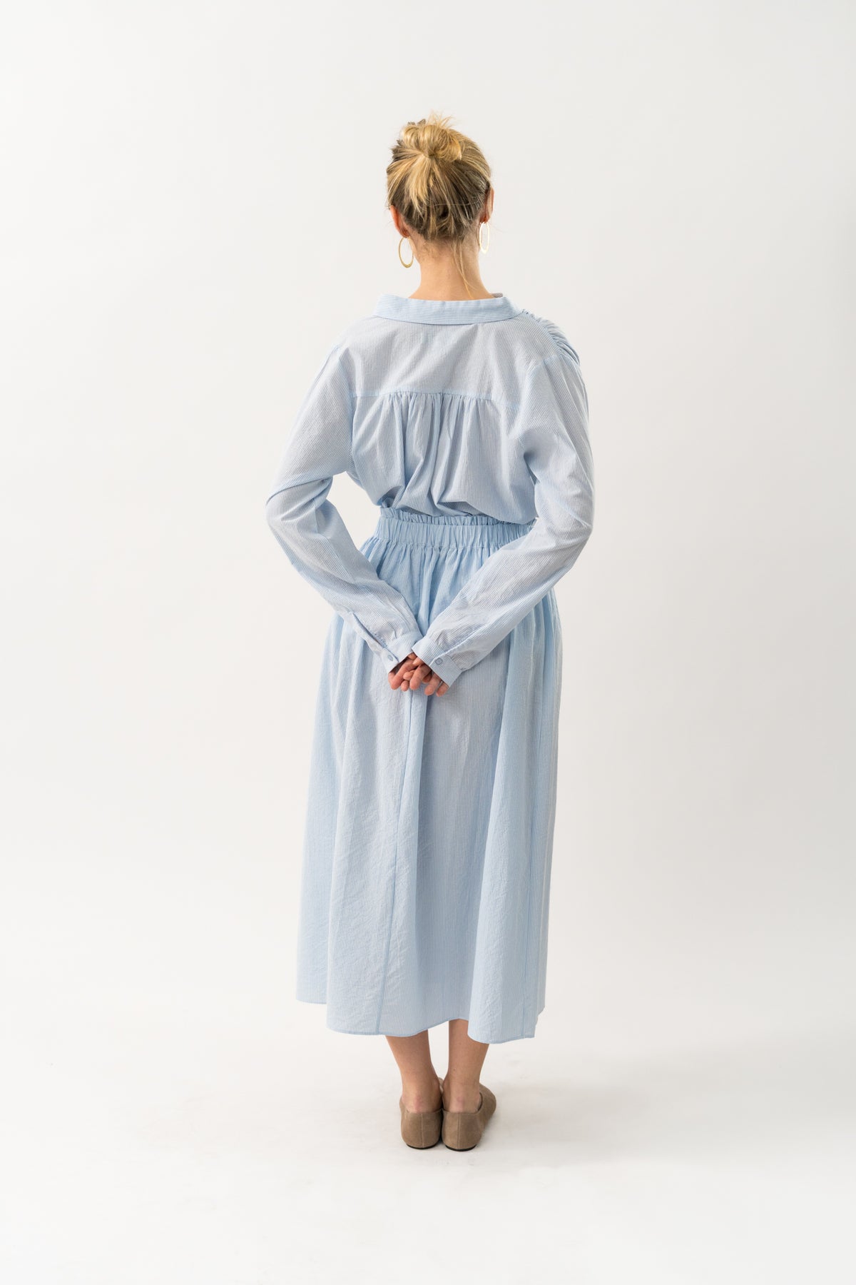 IslaLL Maxi Nederdel - Lyseblå