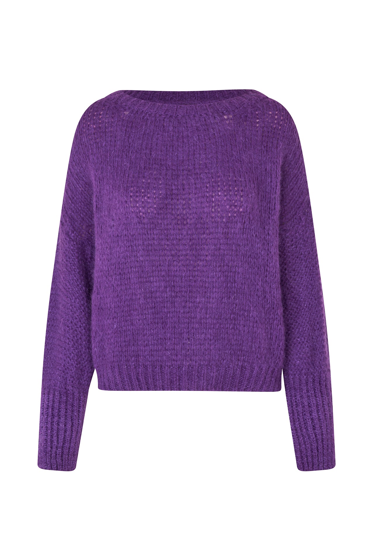 IsoldeLL Striktrøje - Dark Lavender