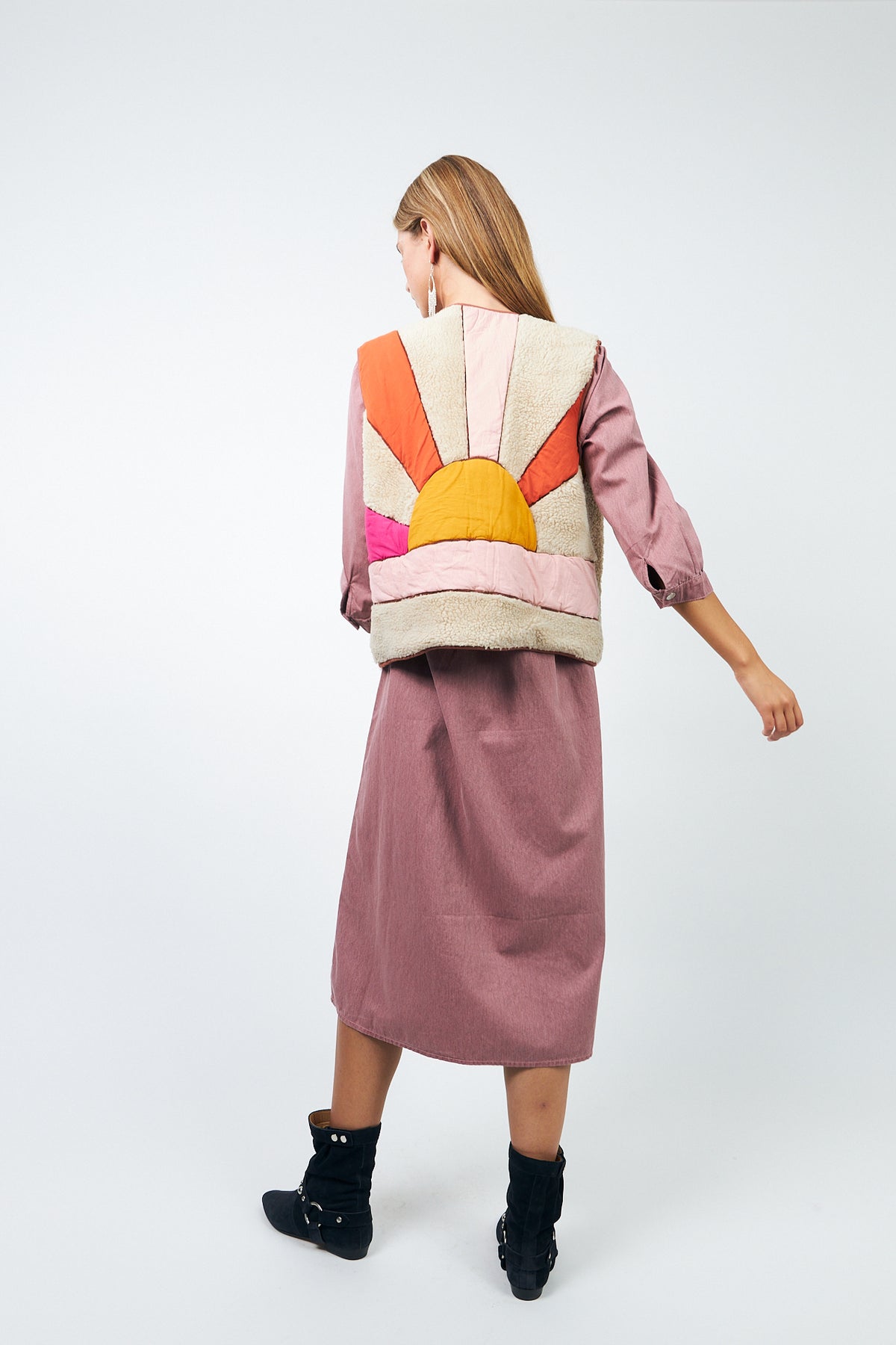 Lollys Laundry JaceLL Teddy Vest Vest Sand