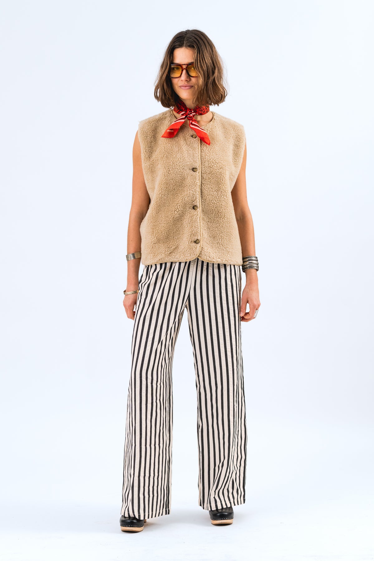 Lollys Laundry JaceLL Vest Vest Sand