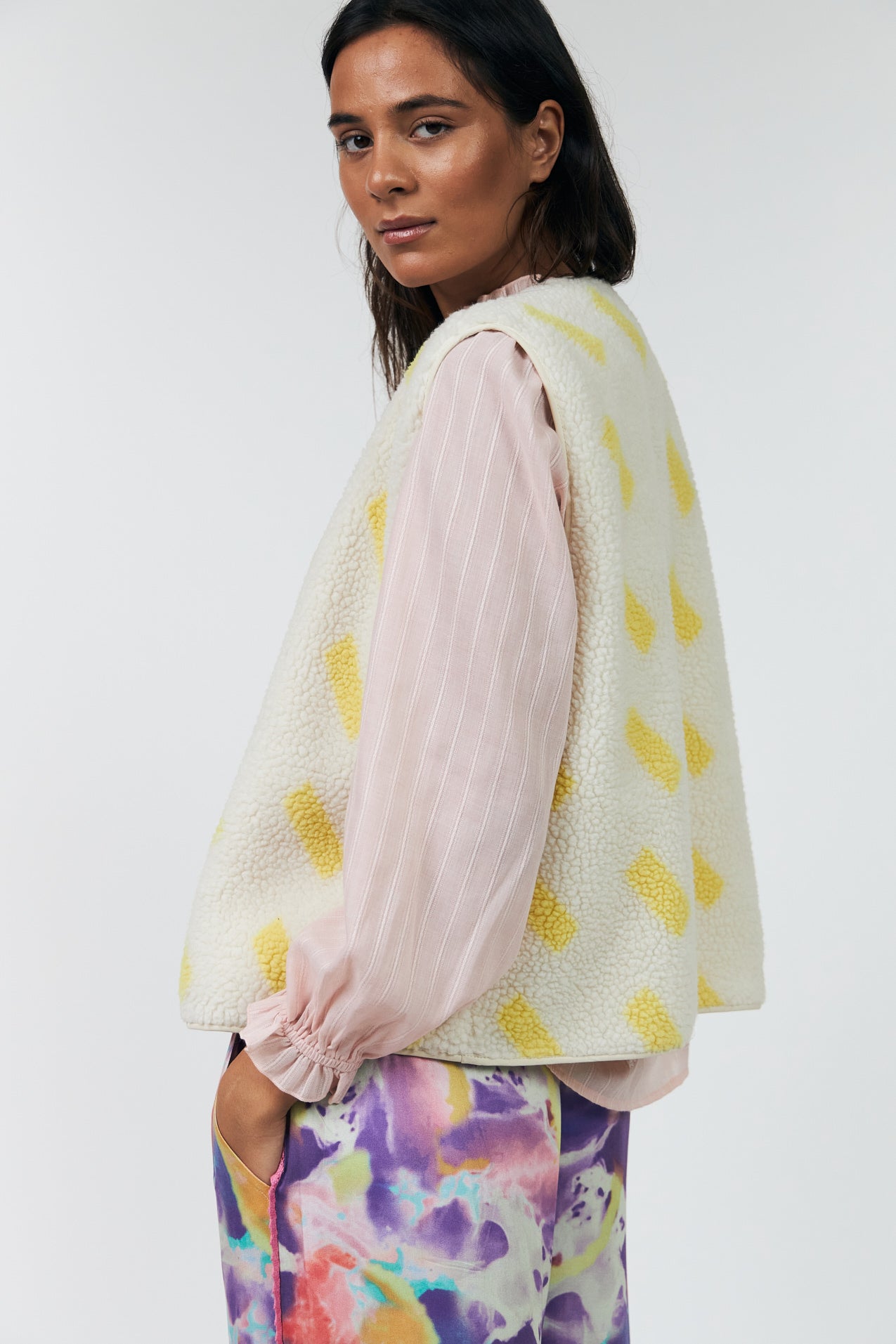 JaceLL Vest - Light Yellow