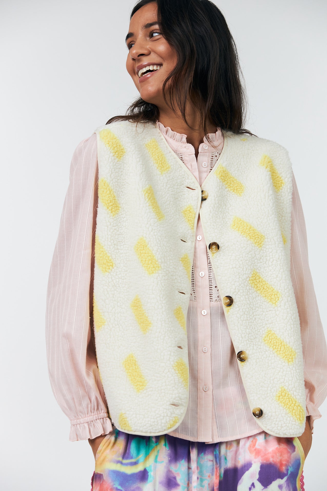 JaceLL Vest - Light Yellow