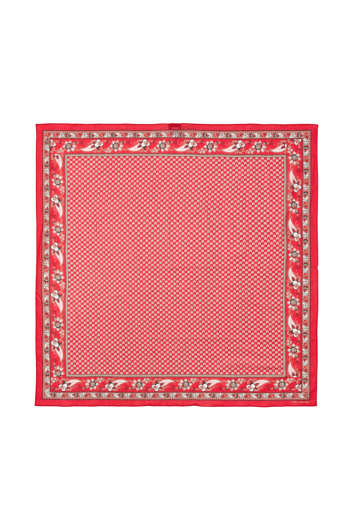 Lollys Laundry JennaLL Tørklæde stor Scarf Rød