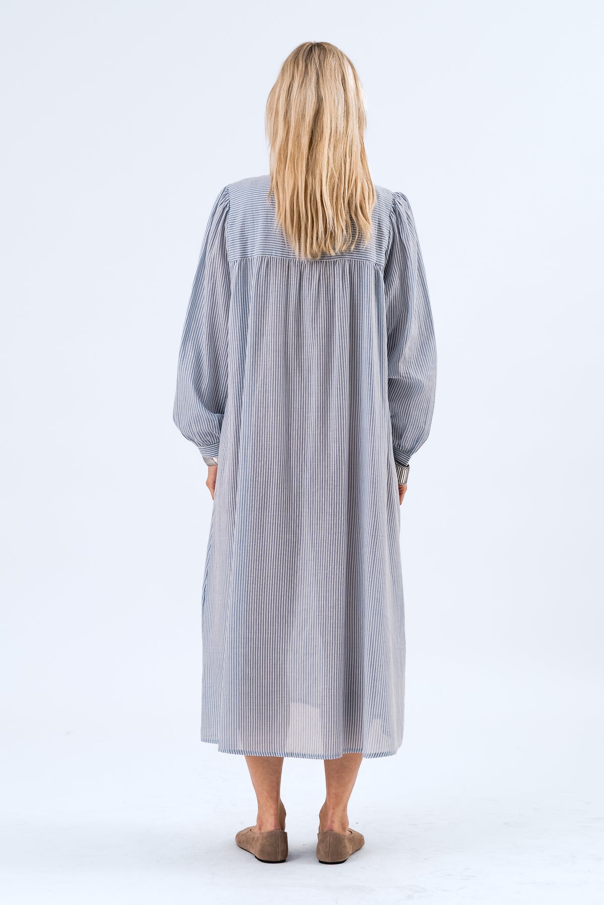 Lollys Laundry JessLL Midi Kjole Dress Striber