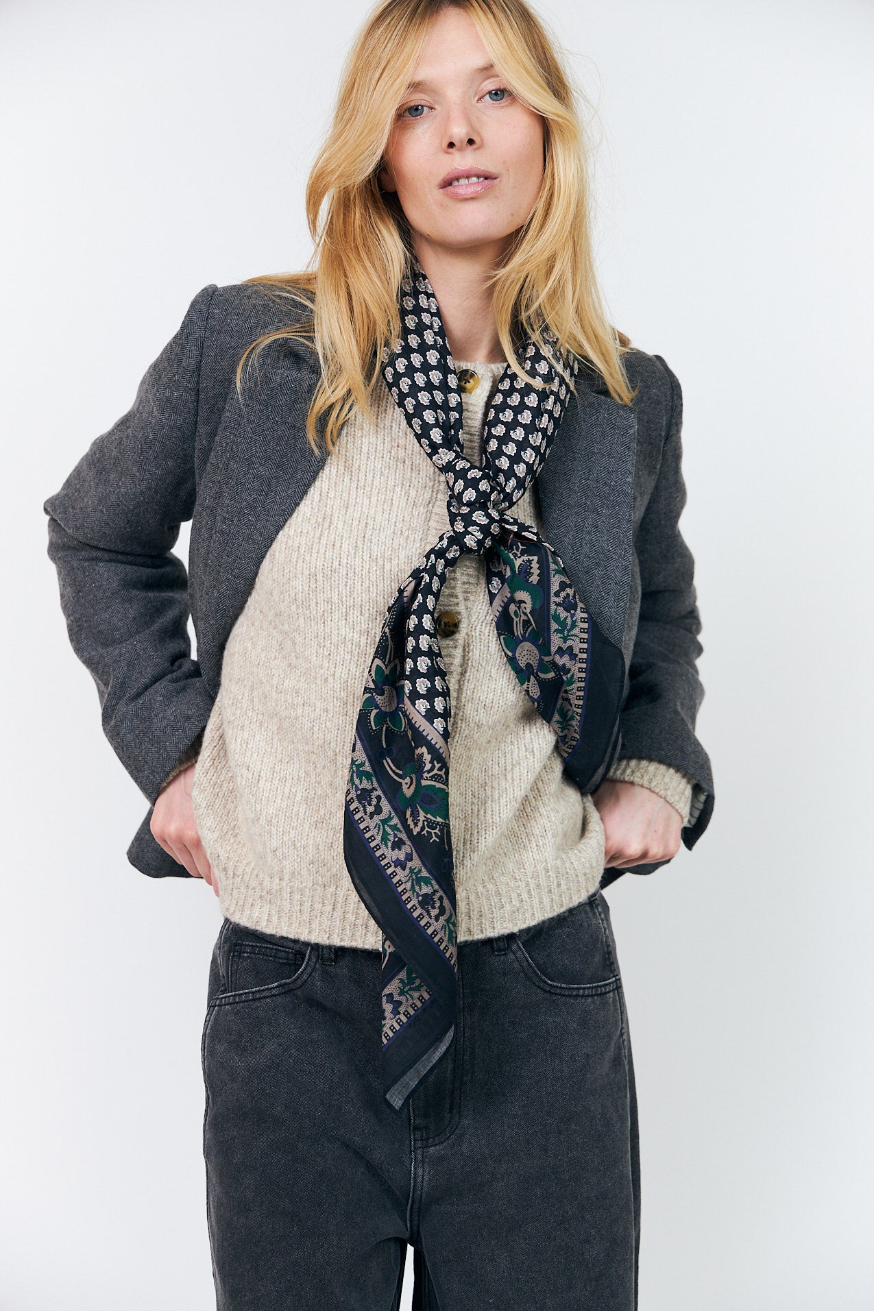Lollys Laundry JillLL Tørklæde scarf Sort