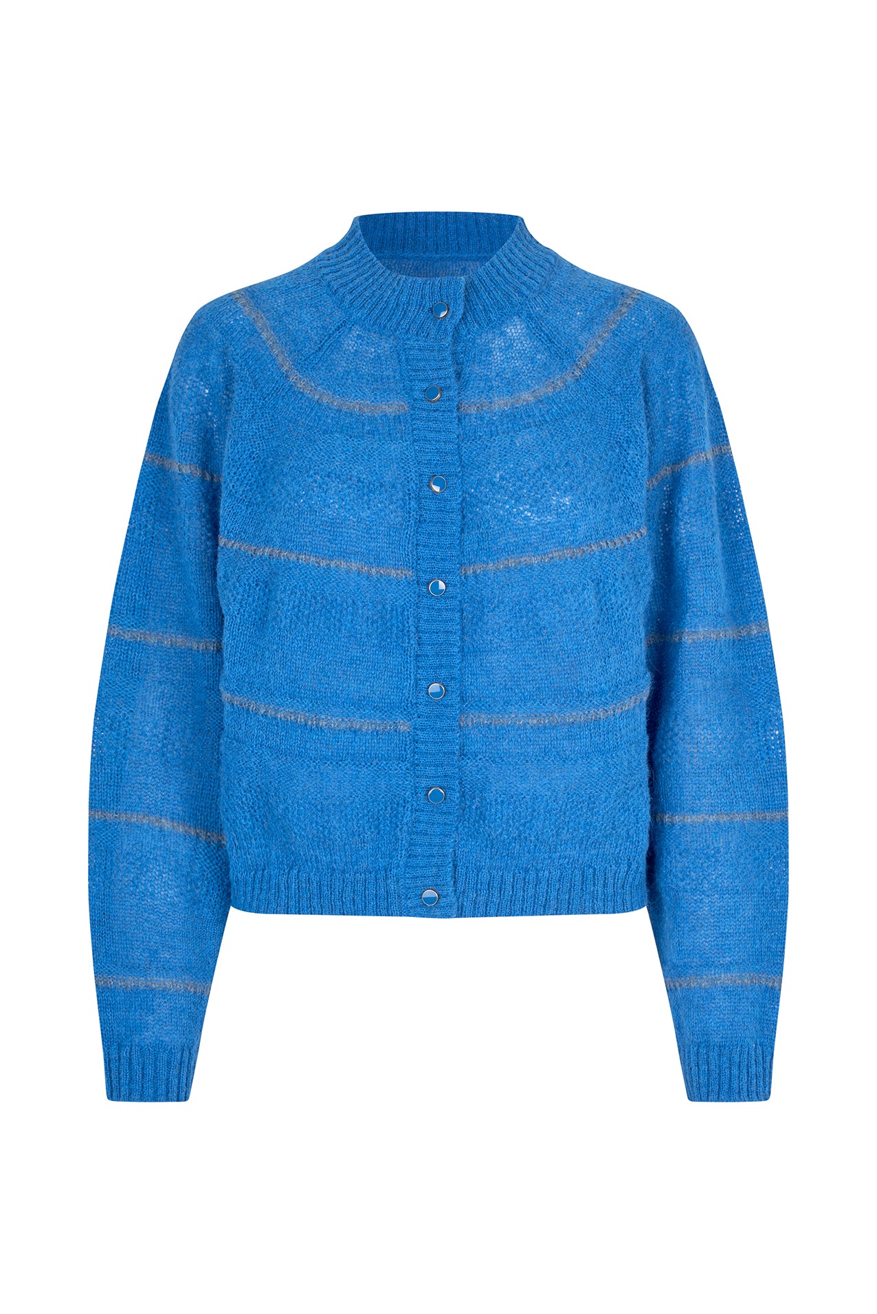 Lollys Laundry JorkLL Knit Cardigan LS Cardigan 97 Neon Blue