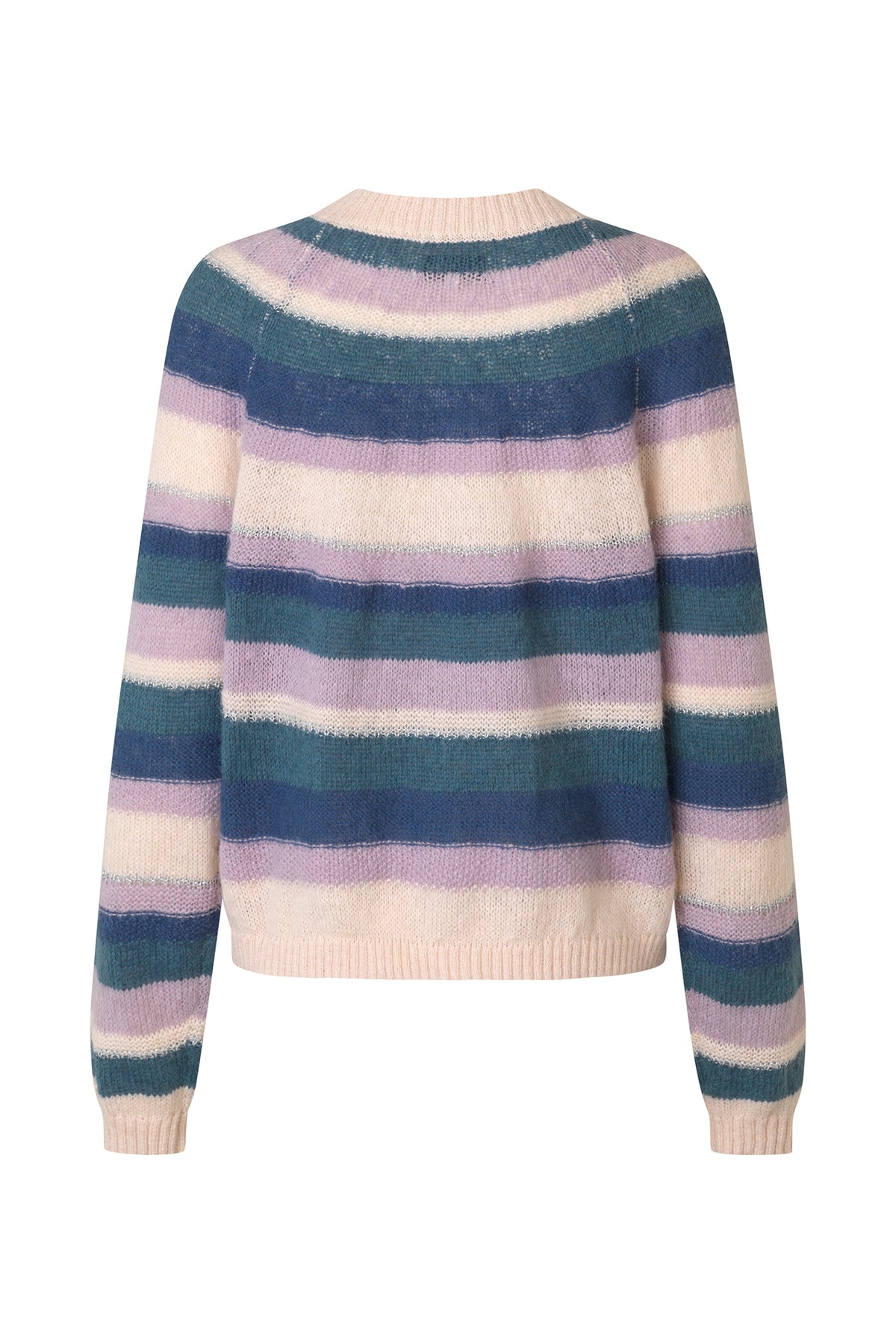 Lollys Laundry JorkLL Strikjakke Cardigan Lavendel